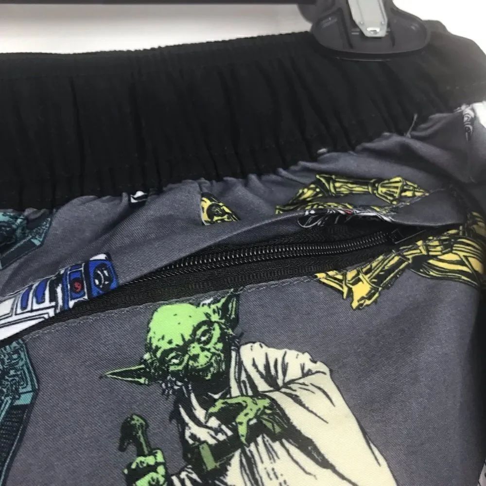 Star Wars Character Graphic Print Swim Trunks - Picture 5 of 11
